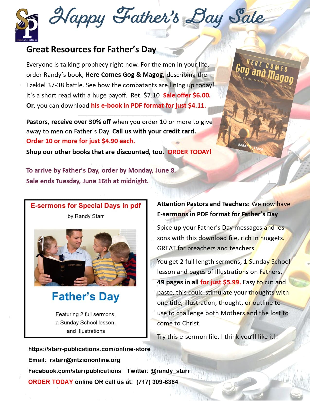 2605 SP Adv Flier -Fathers Day Sale